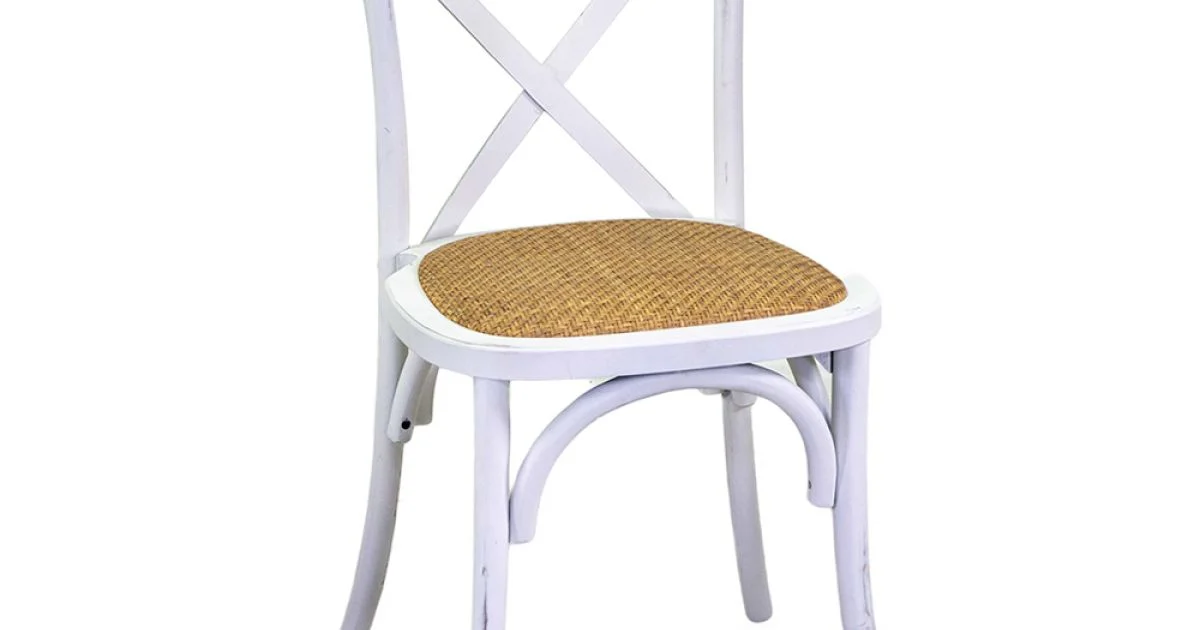 Sedia da Interno Impilabile in Legno di Betulla e Seduta in Rattan - Barriera