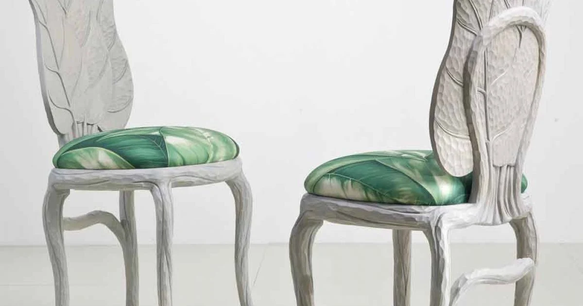 Sedia da pranzo imbottita di design moderno, made in Italy, Daniel