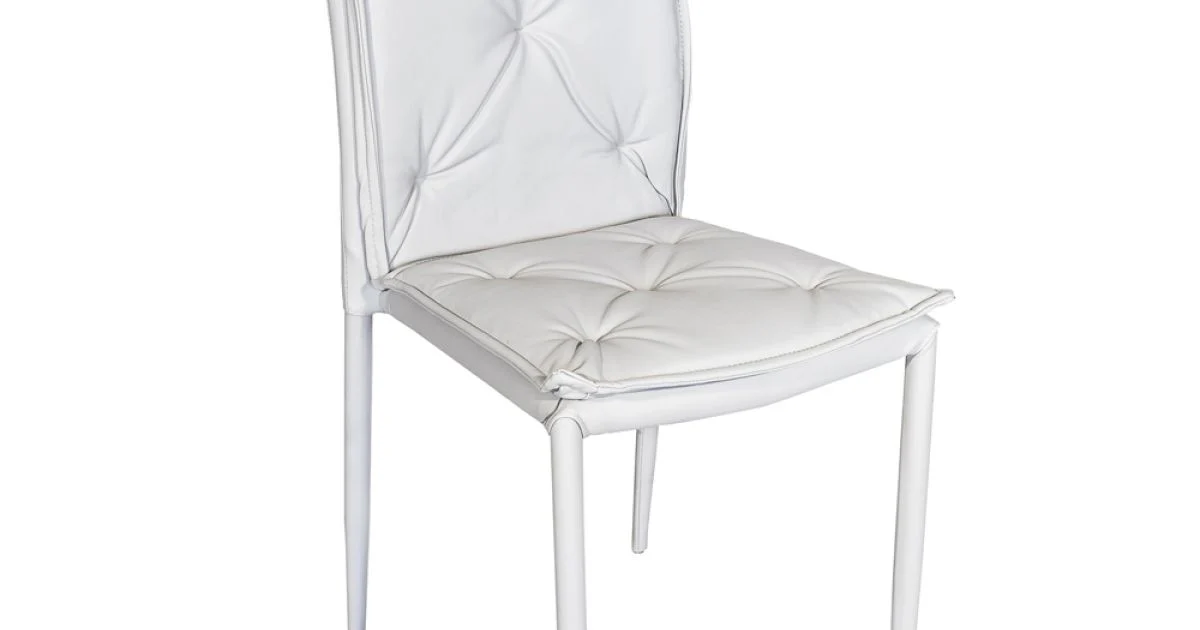 Sedia da Soggiorno con Struttura e Seduta in Ecopelle Made in Italy - Grogu