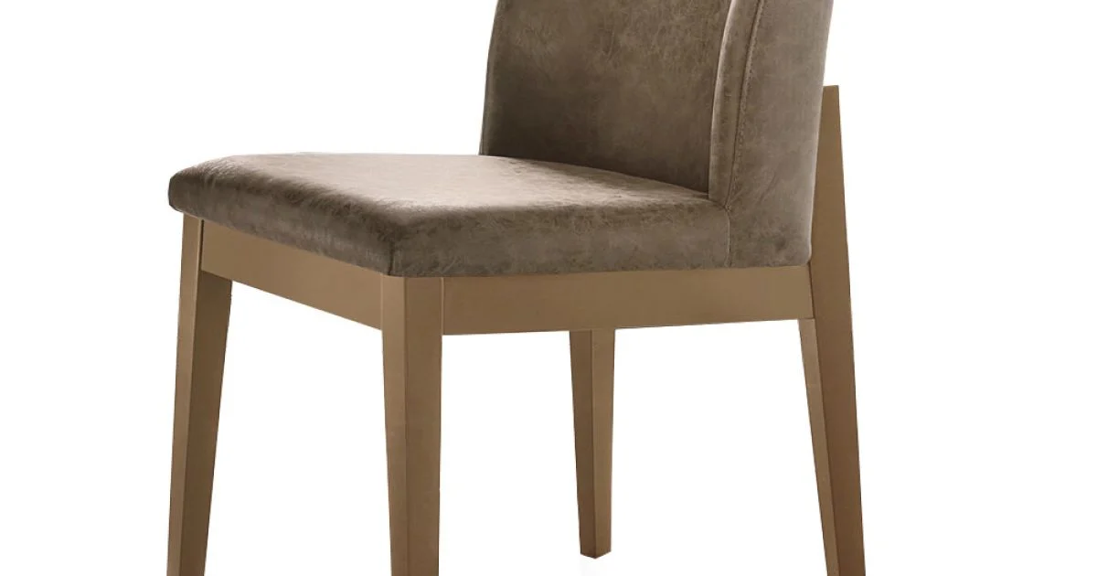 Sedia in Metallo Verniciato e Seduta in Morbido Soft Vintage Made in Italy - Dustin