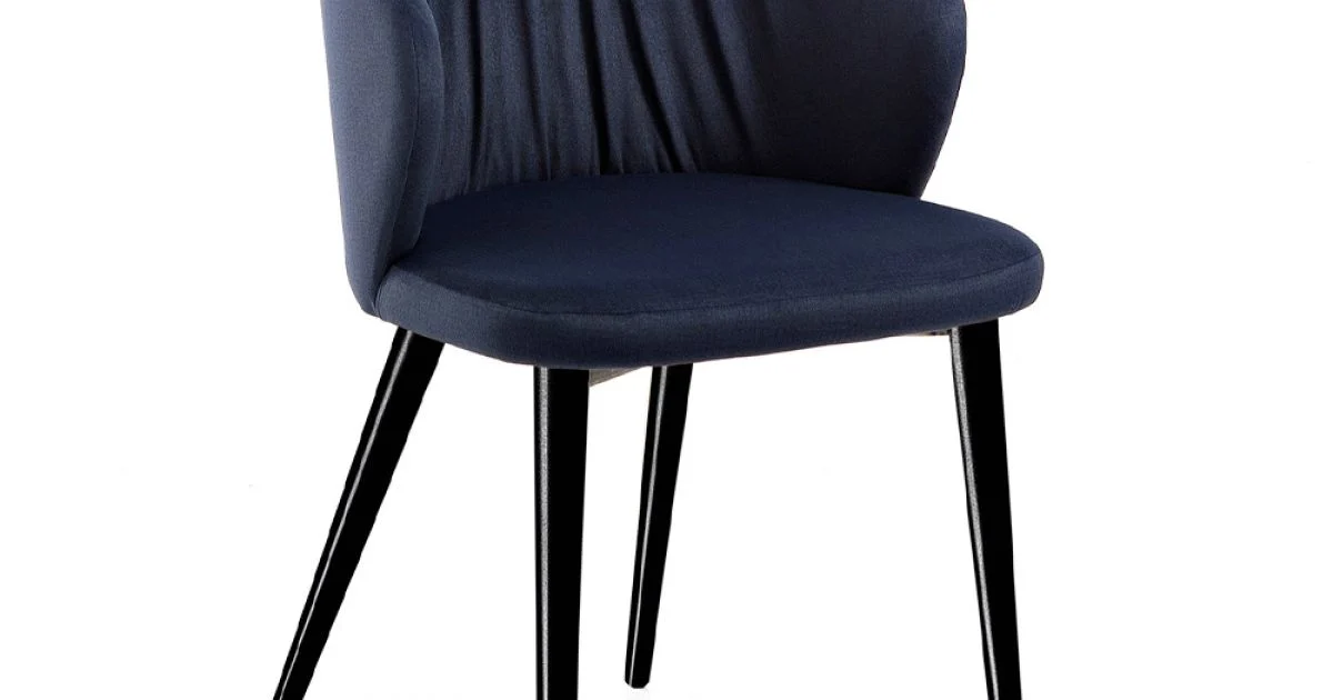 Sedia da Soggiorno in Tessuto e Frassino di Design Elegante - Reginaldo