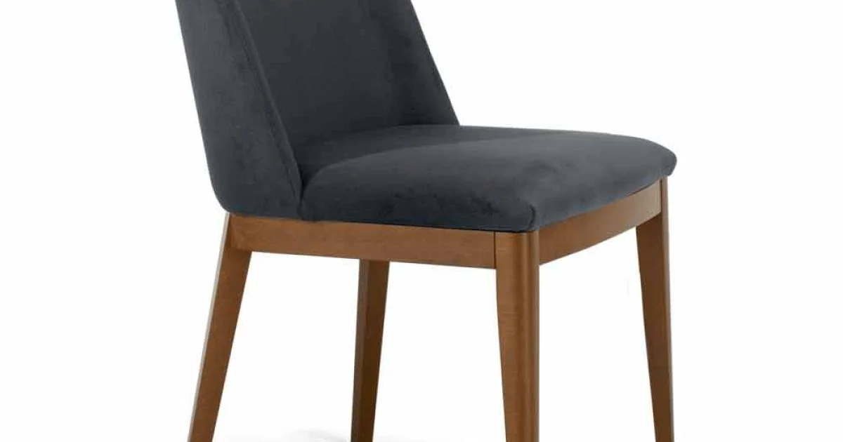 Sedia Imbottita con Base Legno Rovere Made in Italy – Sebastian