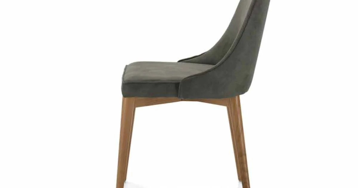 Sedia Imbottita per Cucina con Base in Legno Made in Italy – Nirvana