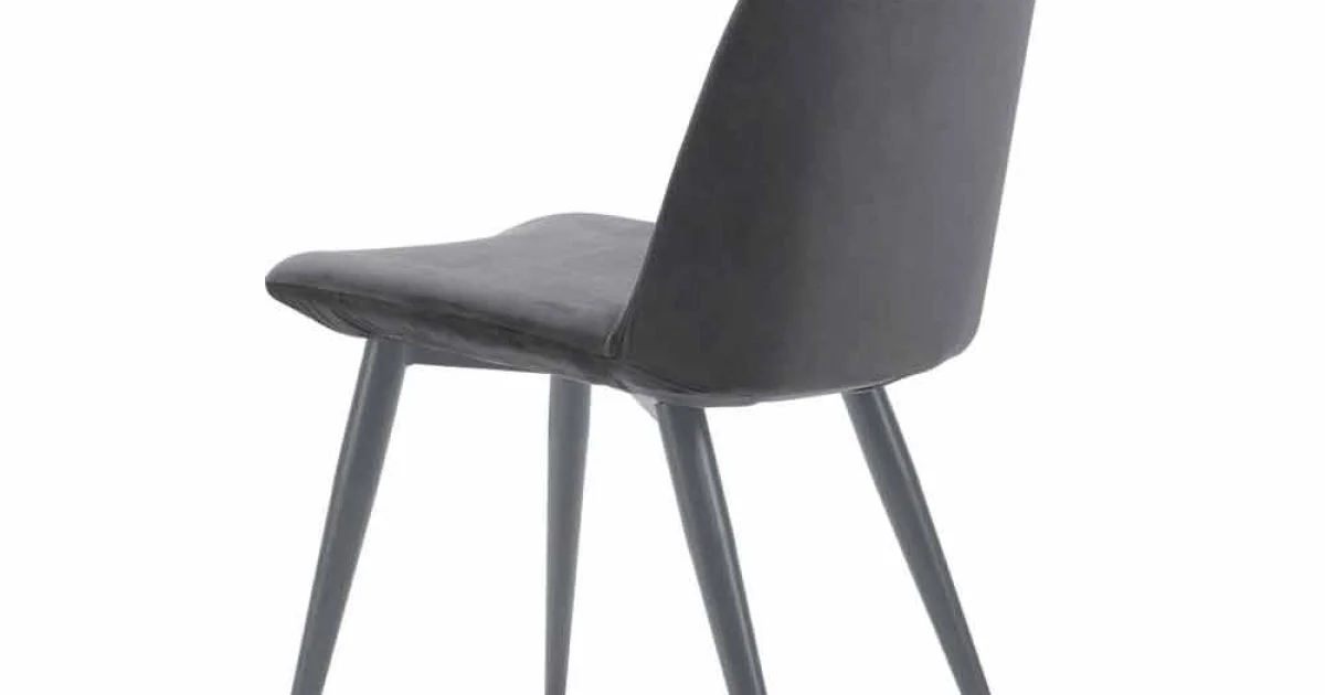 Sedia Imbottita per Sala da Pranzo con Base Acciaio Laccato – Granella