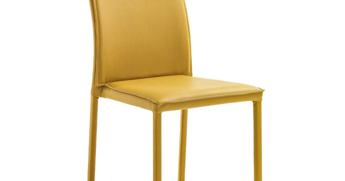 Sedia in Ecopelle da Sala da Pranzo Design Elegante Moderno - Granger