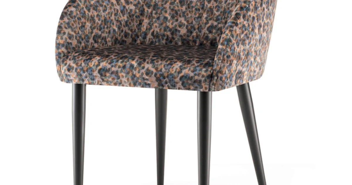 Sedia in Tessuto con Struttura in Acciaio Made in Italy 4 Pezzi - Tagata