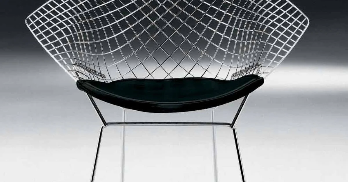 Sedia Moderna in Acciaio con Seduta in Pelle Made in Italy di Lusso - Beniamino