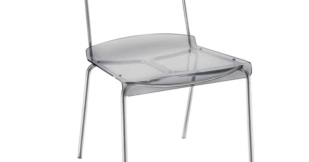 Sedia per Sala da Pranzo in Plexiglass Made in Italy 2 Pezzi - Charlotte