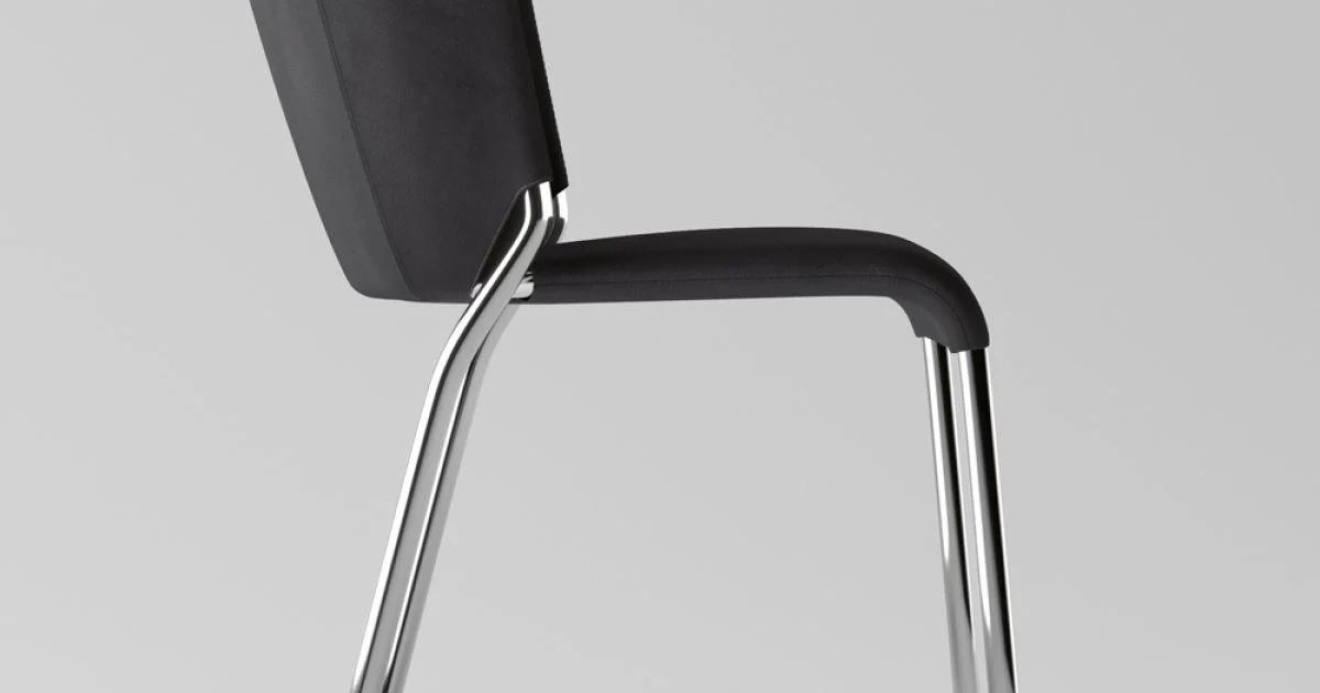 Sedia per Sala da Pranzo Rivestita in Ecopelle Made in Italy - Giulia