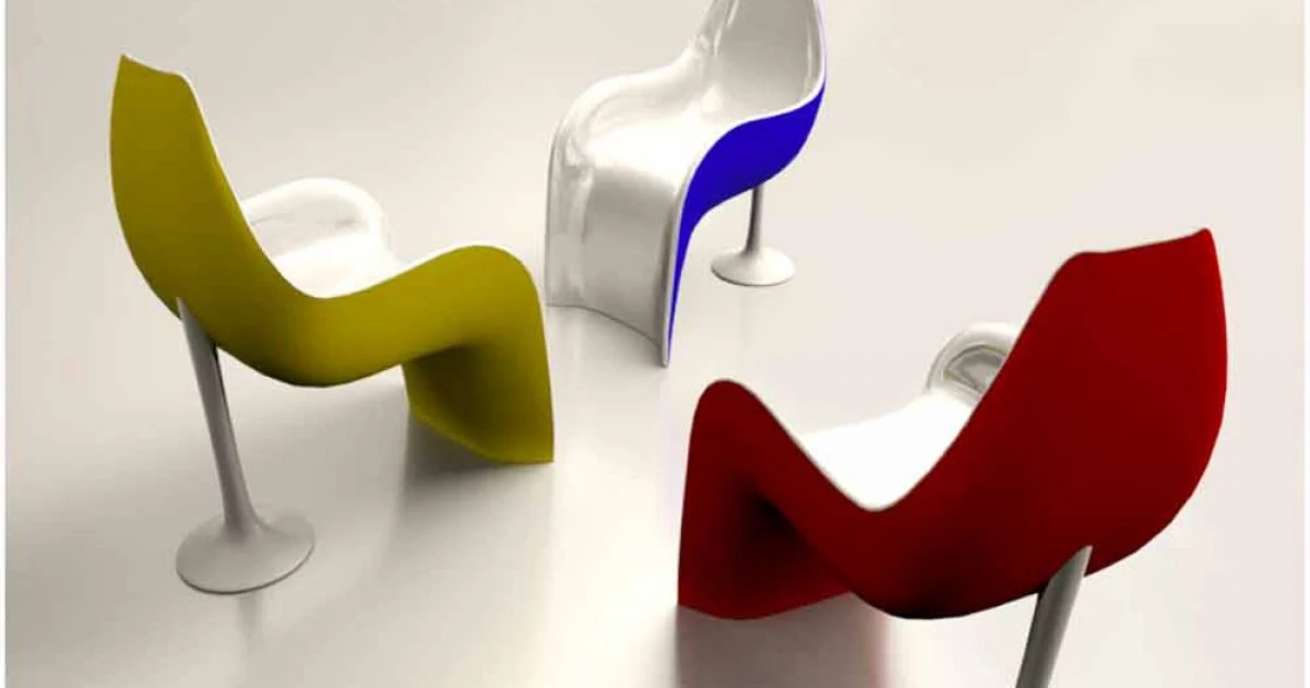 Sedia/Poltrona Design in Solid Surface Helled Made in Italy