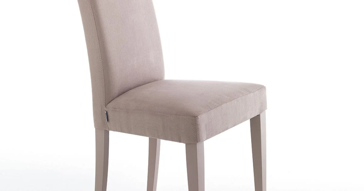 Sedia Sala da Pranzo in Microfibra e Legno Made in Italy 2 Pezzi - Simonella