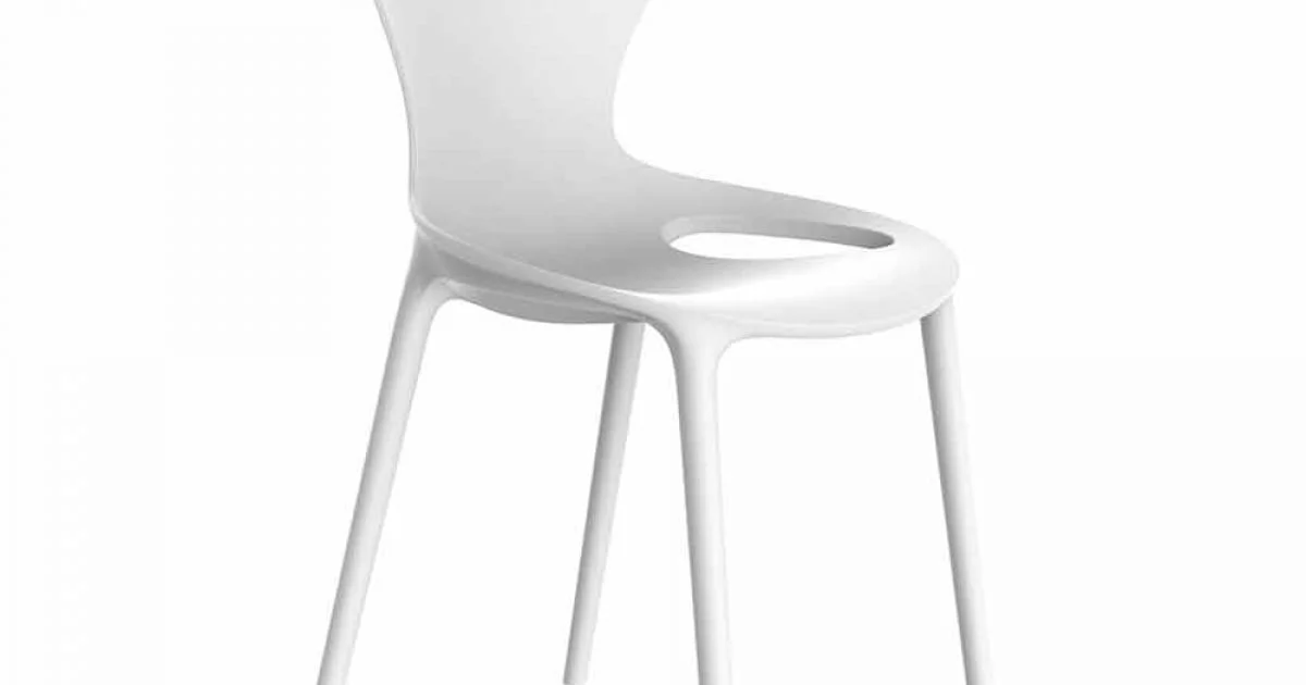 Sedie da Giardino di Design Impilabile in Polipropilene 4 Pezzi - Love by Vondom