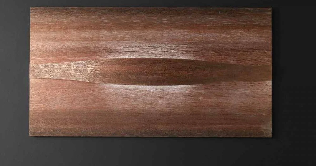 Selene Art&Light applique con pannelli texturizzati 140xH75 cm