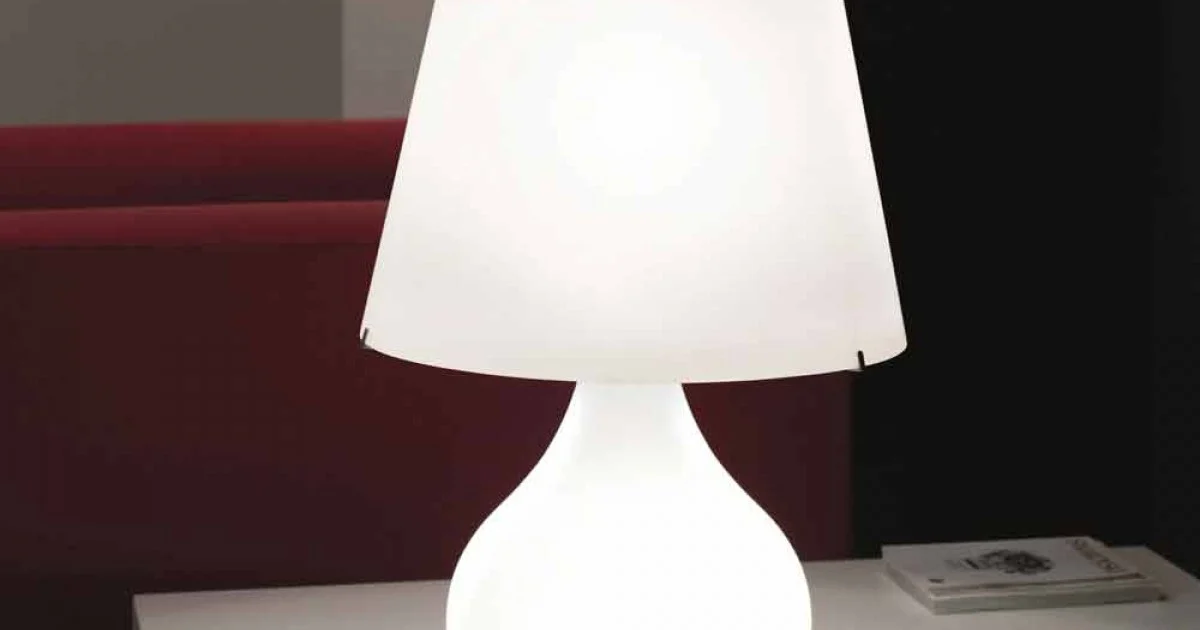 Selene Forever lampada da tavolo in vetro soffiato Ø41 H 72cm