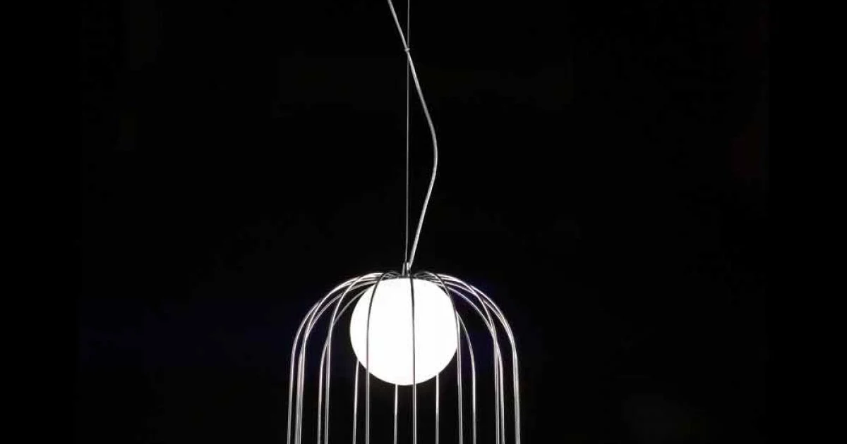 Selene Kluvì lampada a sospensione in vetro soffiato Ø33 H 41/150 cm