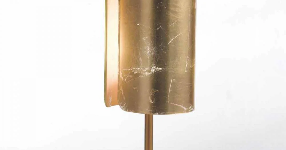 Selene Papiro lampada da tavolo di design in cristallo Ø15 H38cm
