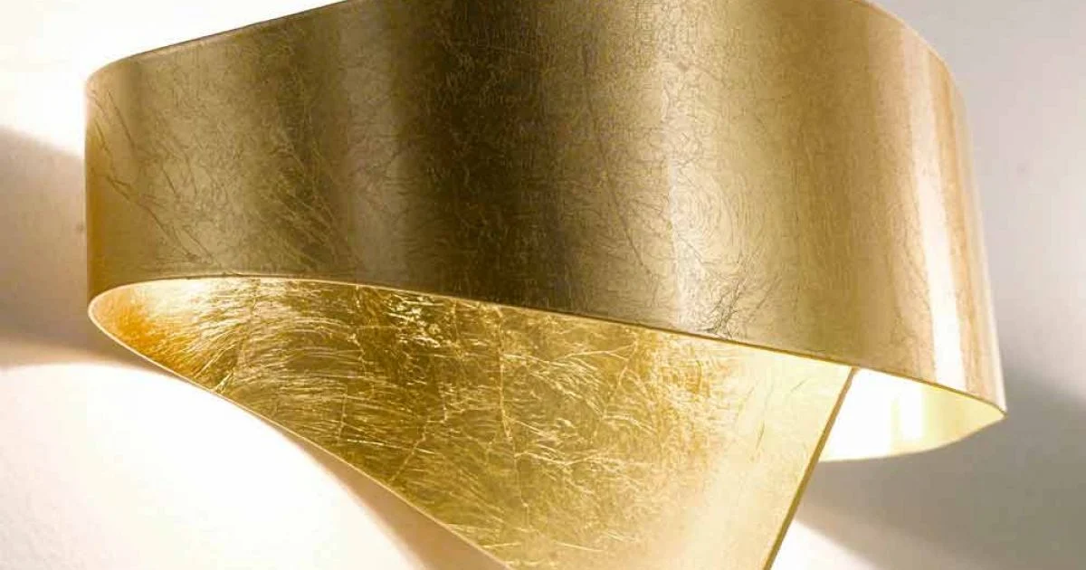 Selene Scudo lampada da muro moderna made in Italy 29x15xH16 cm