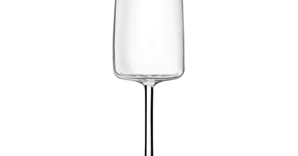 Servizio Calici Flute in Cristallo Eco Italiano Minimale  12 Pz - Primordio