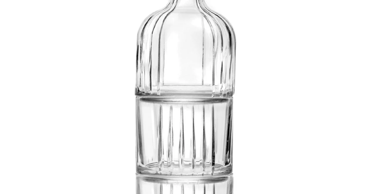 Servizio da Liquore in Cristallo Ecologico Impilabile 3 Pezzi - Spicco