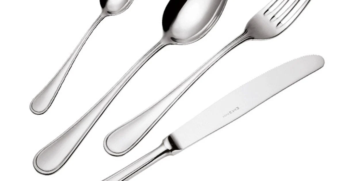 Servizio Posate Acciaio Inox Design Tradizionale Decorato 24 Pz - Frappetta