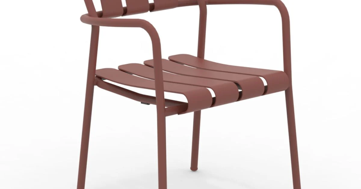 Set di 2 Poltrone da Giardino Realizzate Interamente in Alluminio - Risplendente