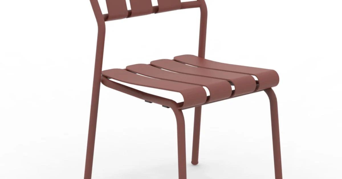 Set di 2 Sedie da Giardino Realizzate Interamente in Alluminio - Risplendente