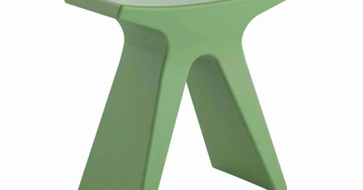 Sgabello Basso da Esterno di Design in Polipropilene Made in Italy - Prue