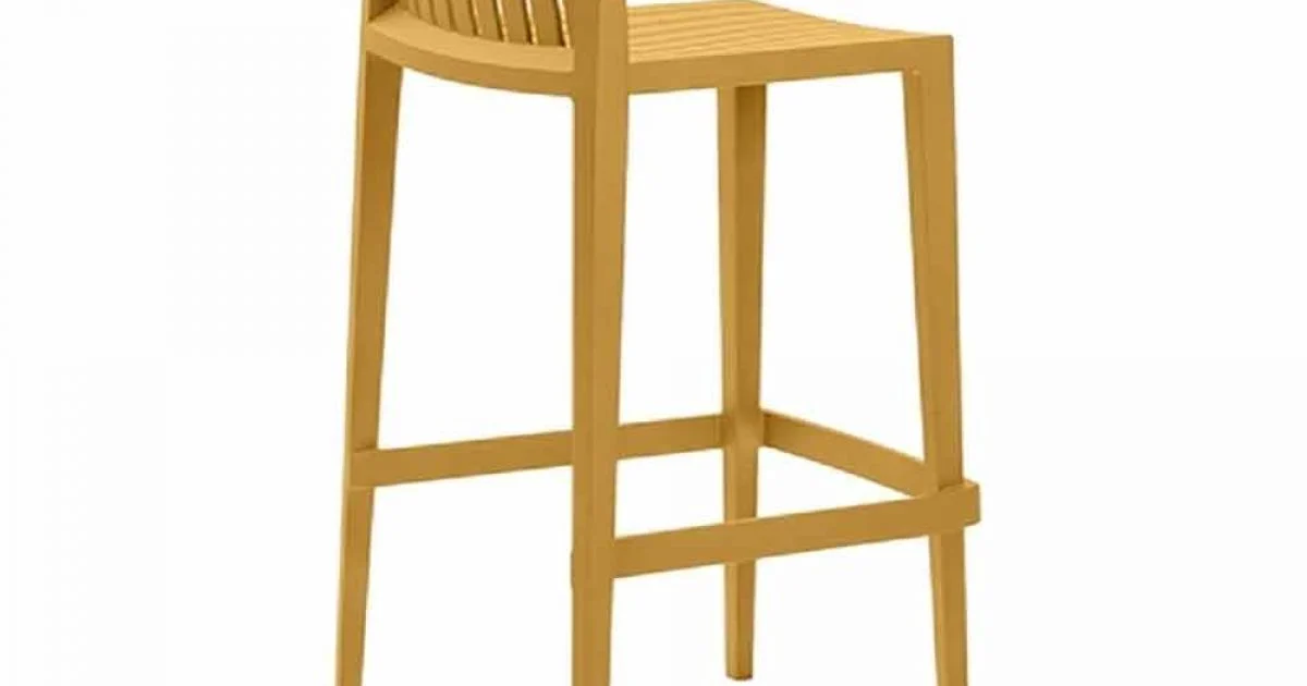 Sgabello da giardino H 87 cm Spritz Vondom in polipropilene,impilabile, 4 pezzi
