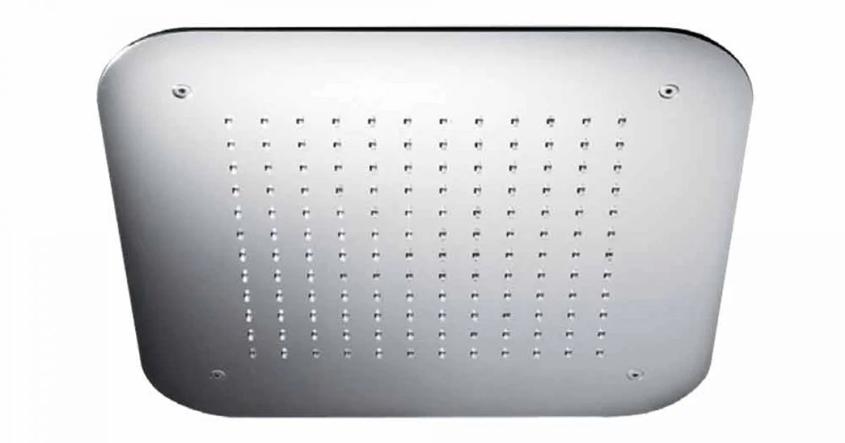 Soffione Doccia da Soffitto in Acciaio Inox Monogetto Made in Italy - Elcan