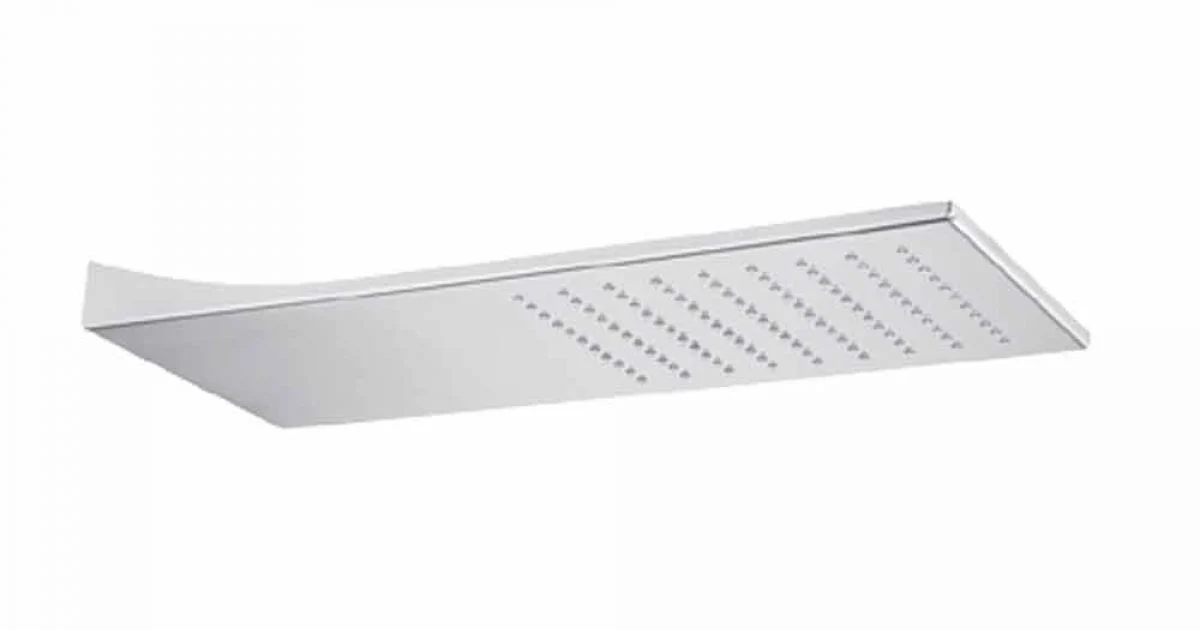 Soffione Doccia in Acciaio Inox con Getto a Pioggia Made in Italy - Fiordo