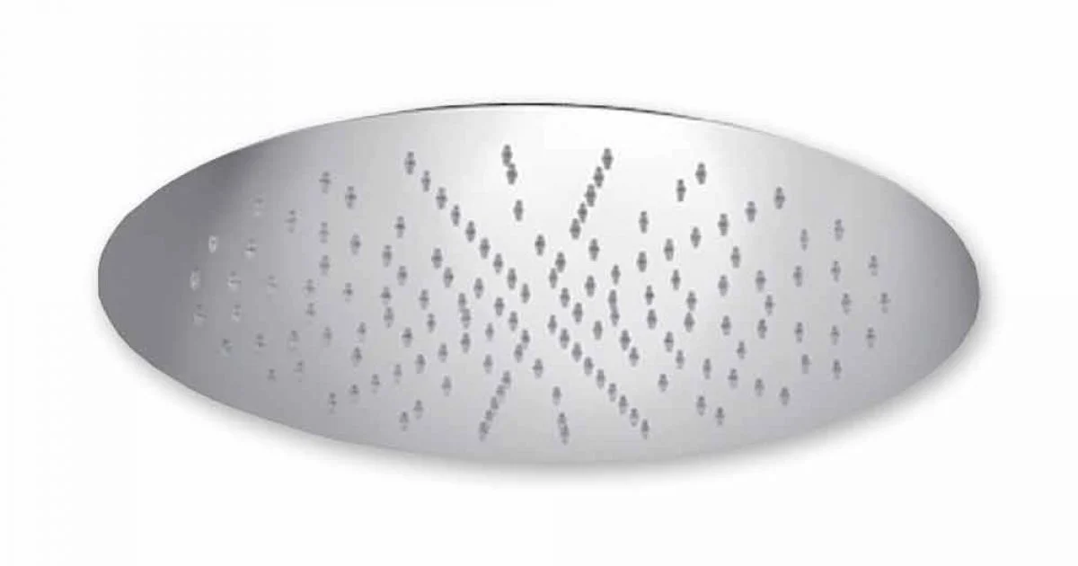 Soffione Doccia Rotondo da Soffitto in Acciaio Moderno Made in Italy - Damian