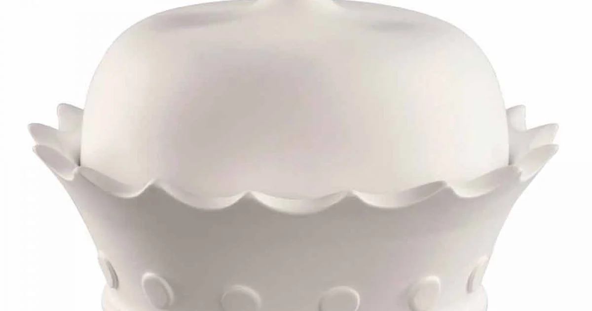 Soprammobile a Forma di Corona in Ceramica Lavorata a Mano Made in Italy - Kingo