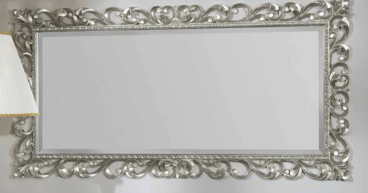 Specchiera da muro in legno moderna realizzata a mano in Italia Mattia
