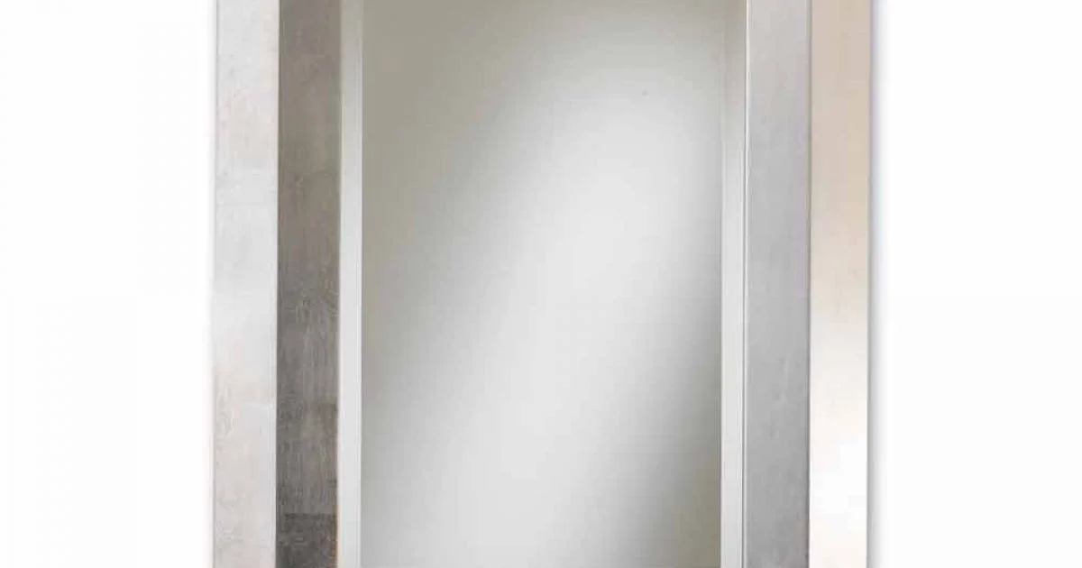 Specchiera da parete di design con cornice in legno Lotto