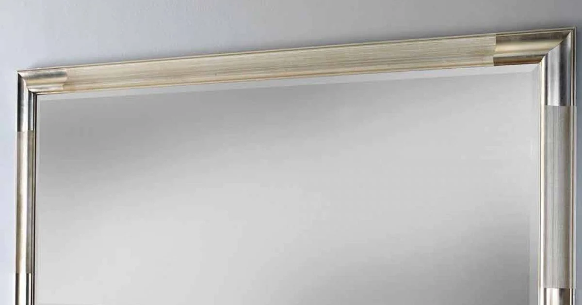 Specchiera da parete in legno moderna fatta in Italia a mano Piera