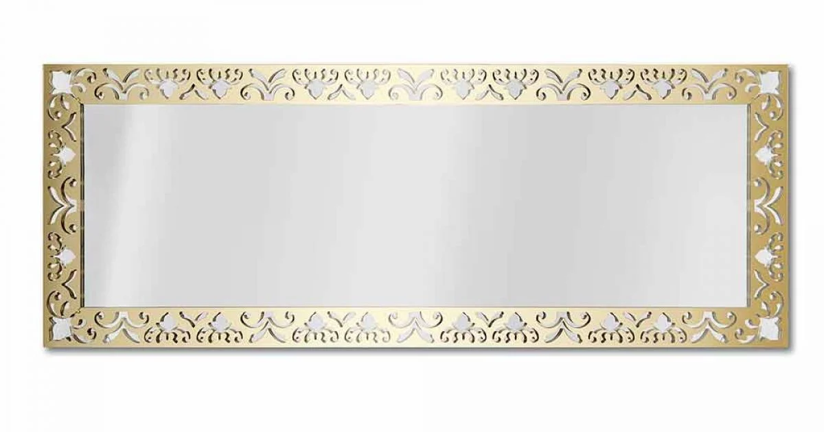 Specchiera da Parete in Plexiglass Oro, Argento o Bronzo con Cornice - Nettare