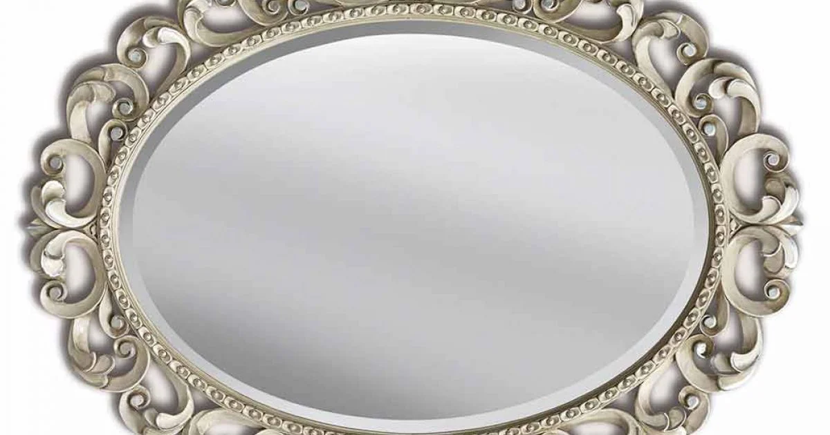 Specchiera parete legno geloton moderna a mano fatta in Italia Dario