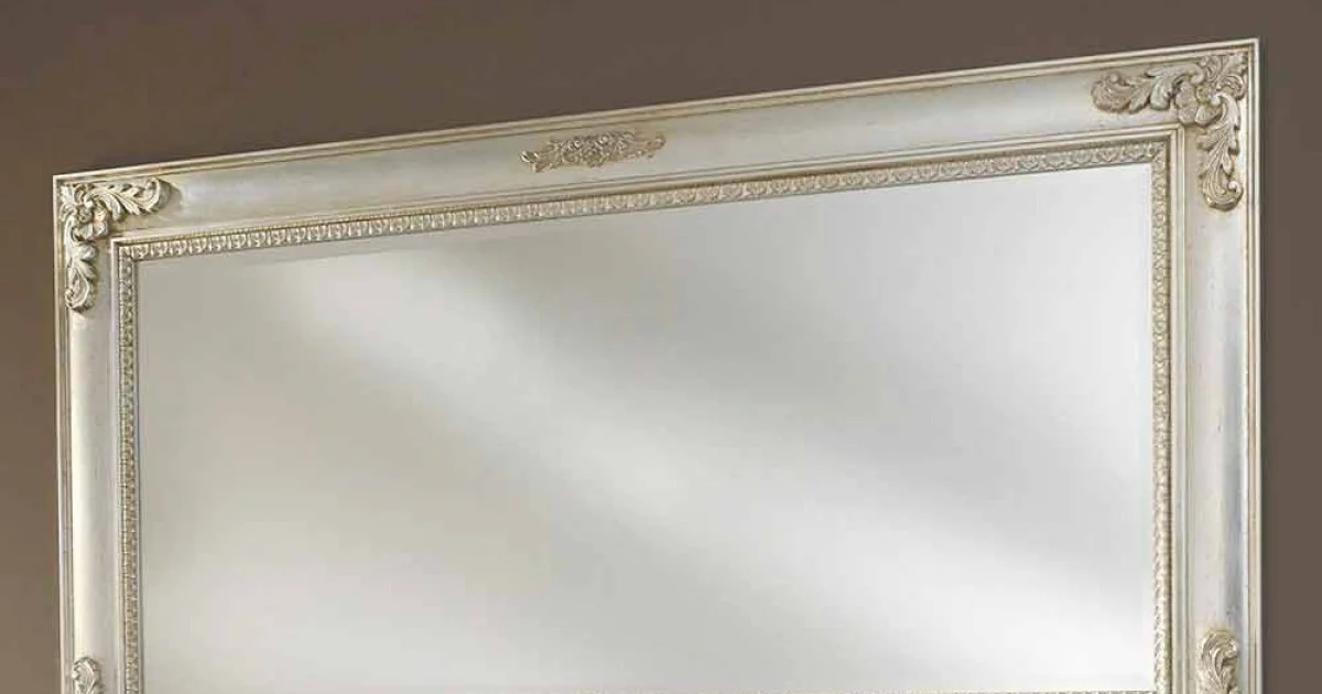 Specchiera da parete realizzata a mano legno ayous made Italy Alessio