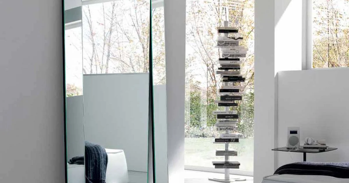 Specchiera da Terra Rettangolare di Design Moderno Made in Italy - Salamina