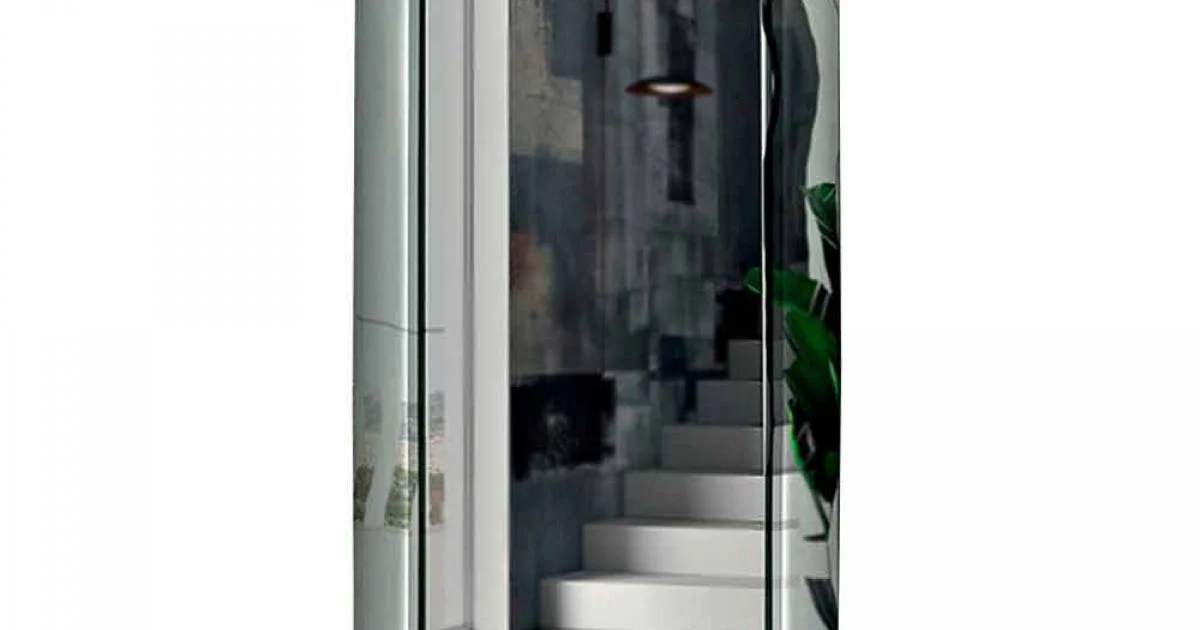 Specchiera Rettangolare Lunga con Cornice Effetto Cristallo Made in Italy - Loop