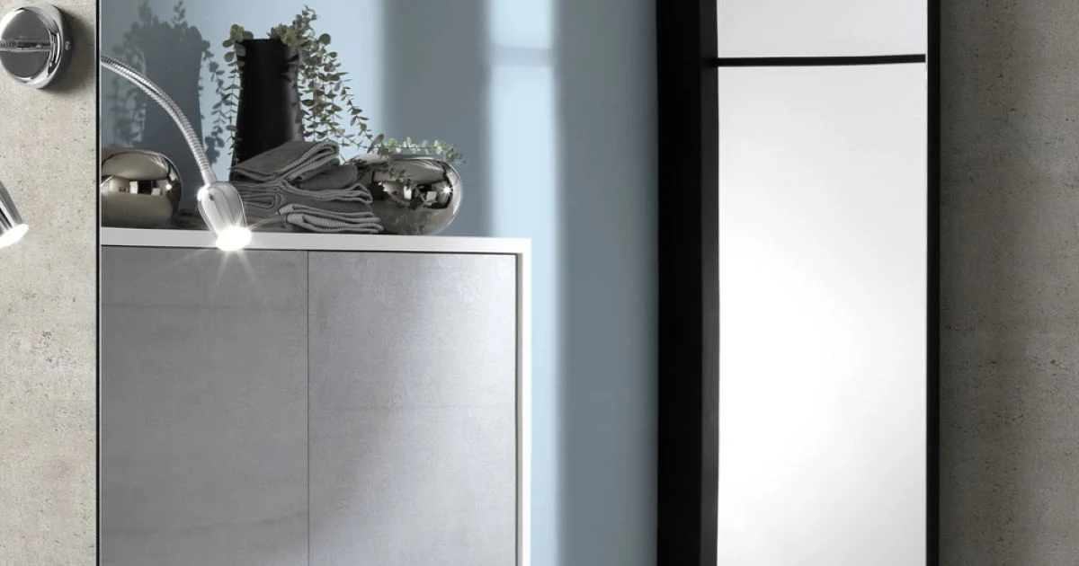 Specchiera Filo Lucido con Cornice Rivestita Made in Italy - Want