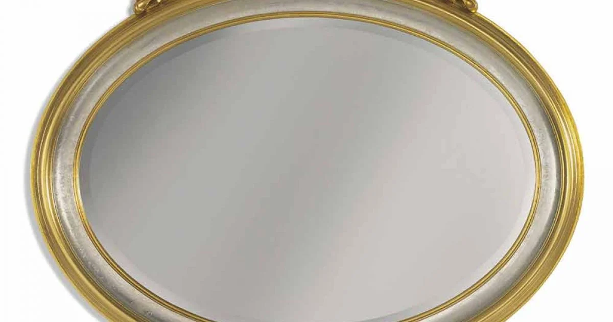 Specchiera parete fregio resina e legno ayous fatta in Italia Alberto