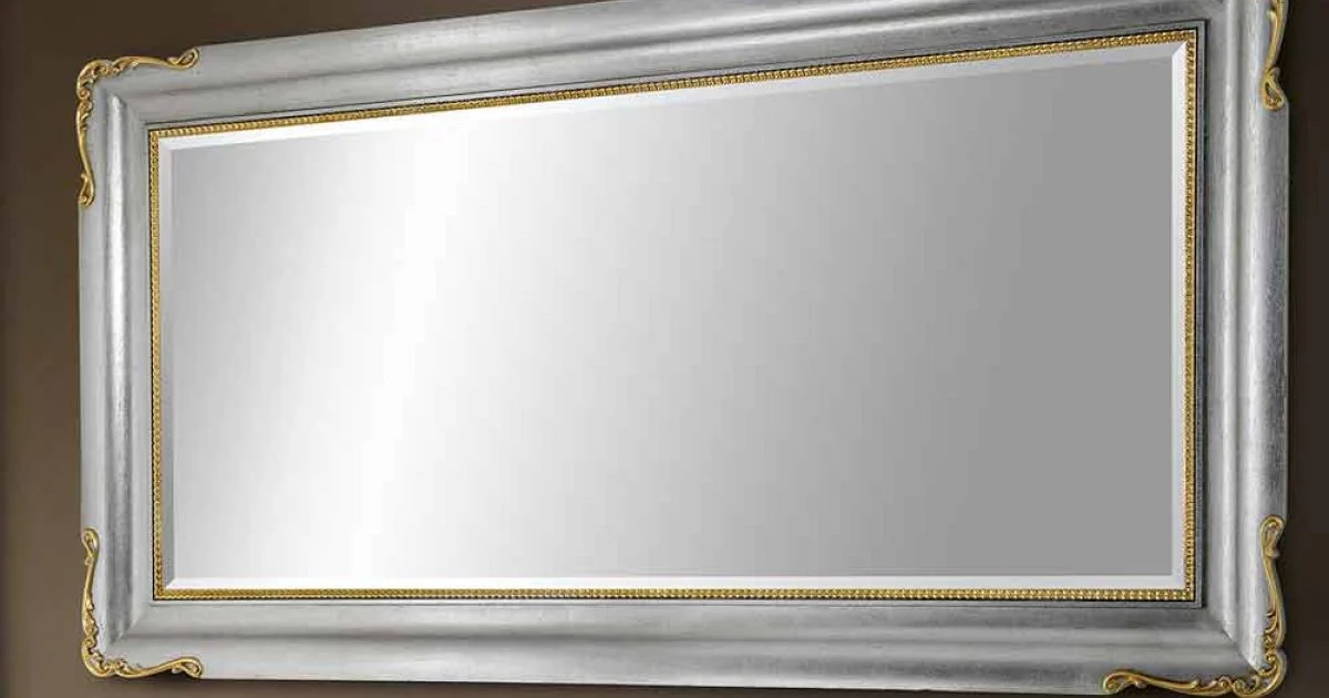 Specchiera parete prodotta a mano legno realizzata in Italia Cristian