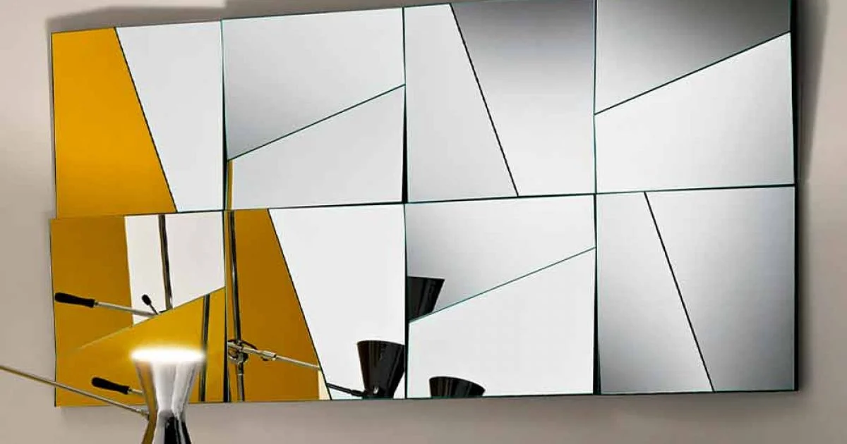 Specchio a Muro Modulare con Specchi Concavi e Convessi Made in Italy – Allegria