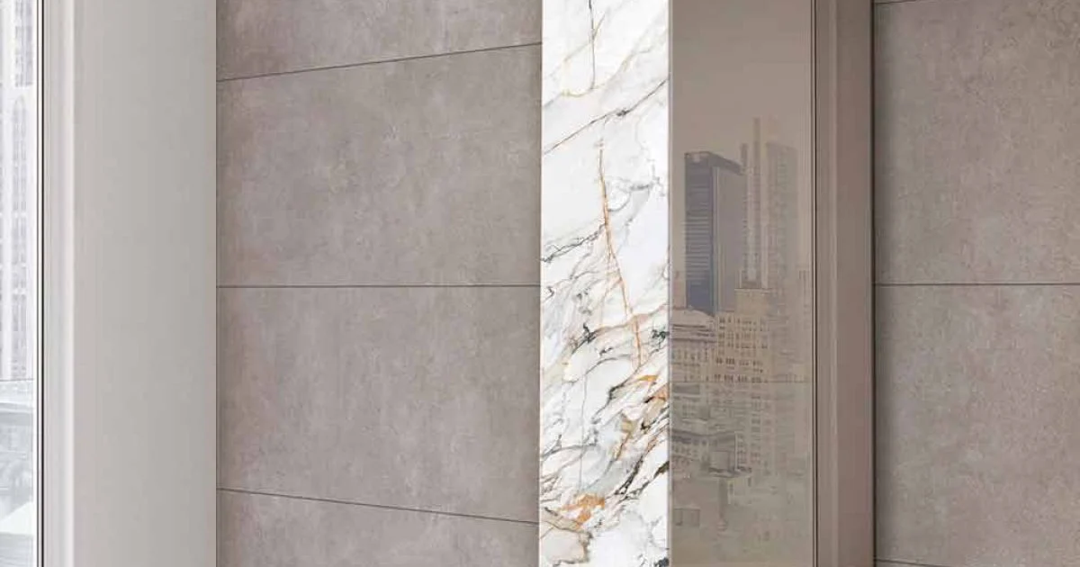 Specchio da Parete 80x160 Legno o Ceramica Made in Italy - Montecarlo