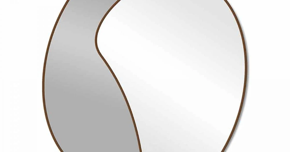 Specchio da Parete di Design Grande con Struttura Colorata Moderno - Mantra