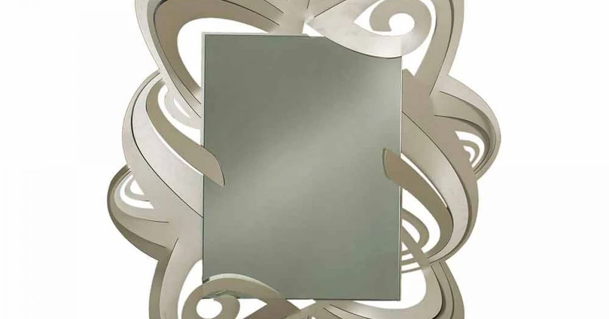 Specchio da Parete Rettangolare Moderno in Ferro Made in Italy – Penny