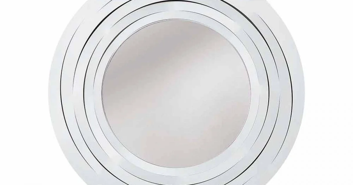 Specchio Moderno da Parete Circolare in Ferro Colorato Made in Italy – Origano