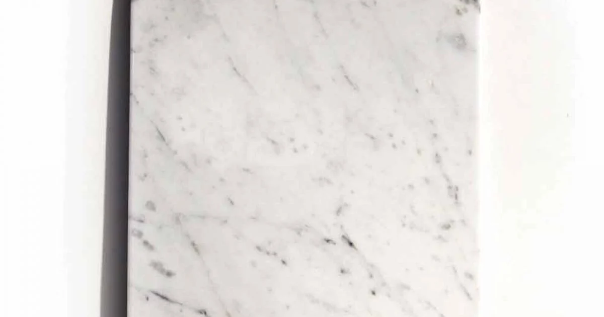 Tagliere in Marmo Bianco di Carrarra di Design Made in Italy - Masha