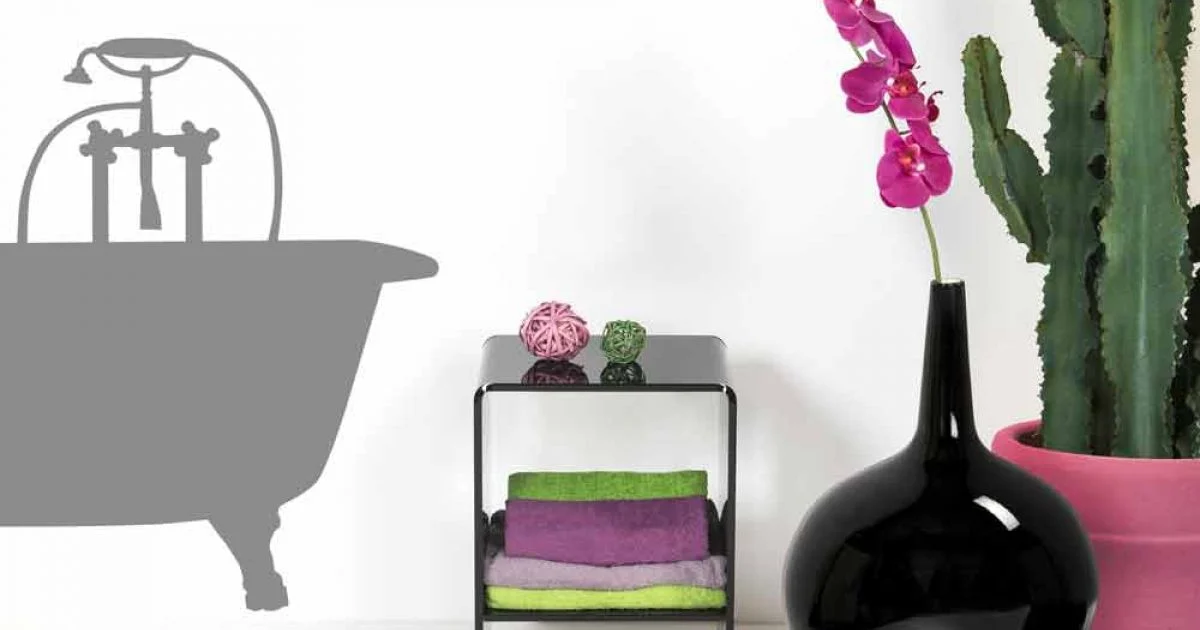 Tavolino / comodino nero design moderno Mimi, made in Italy
